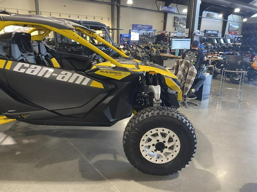 2024 Can-Am® Maverick R X RS with Smart-Shox Carbon Black & Neo Yellow