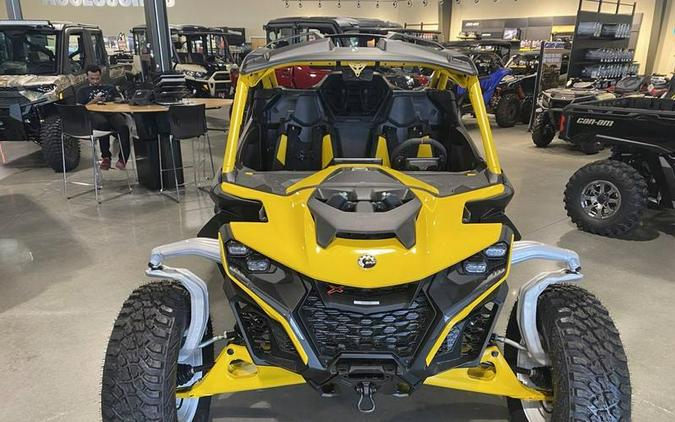 2024 Can-Am® Maverick R X RS with Smart-Shox Carbon Black & Neo Yellow