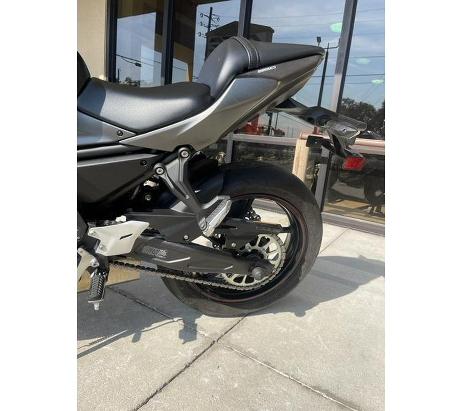 2022 Kawasaki Ninja® 650 Metallic Matte Graphenesteel Gray