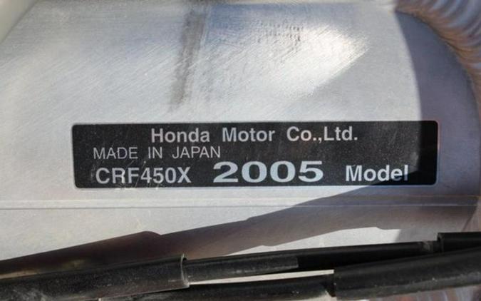 2005 Honda® CRF® 450X