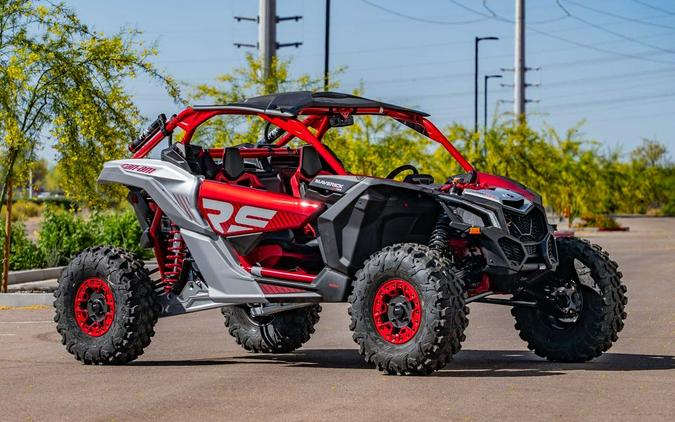 2024 Can-Am® Maverick X3 X rs Turbo RR with Smart-Shox Fiery Red & Hyper Silver