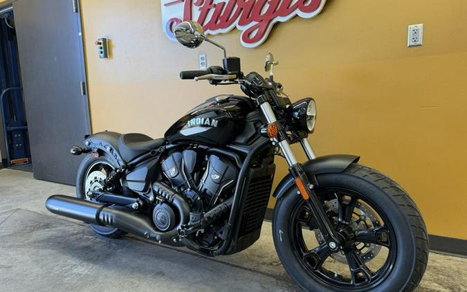 2025 Indian Scout Sixty Bobber Black Metallic