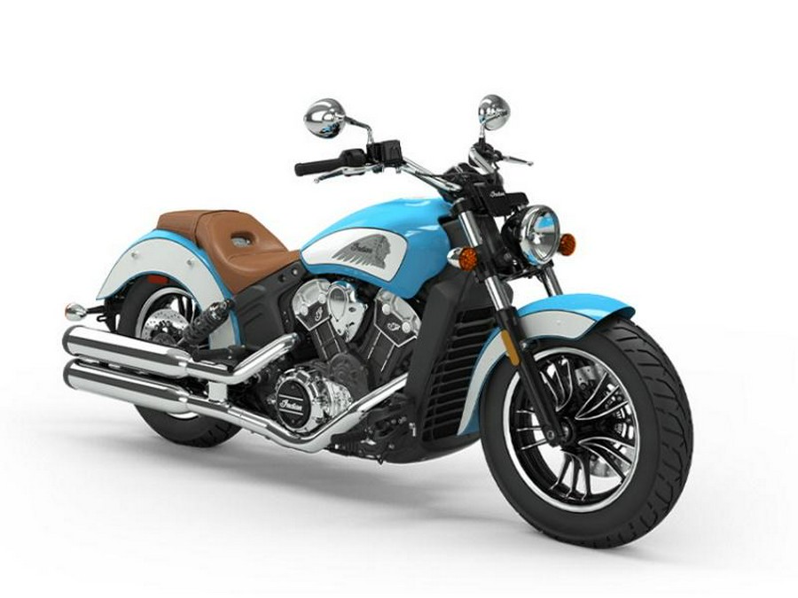 2020 Indian Motorcycle® Scout® ABS Icon Series Indian Sky Blue/Pearl White