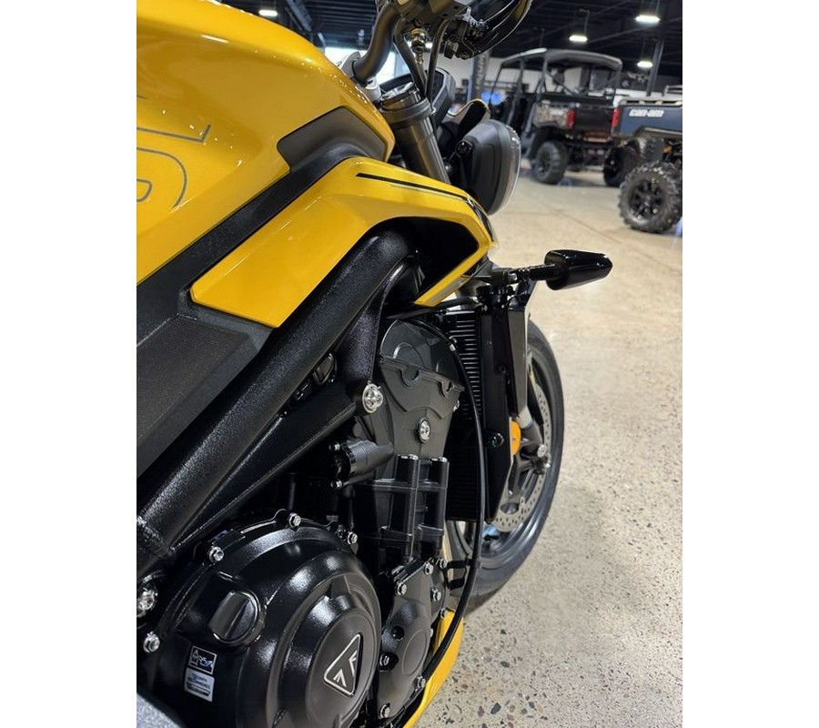 2025 Triumph Street Triple 765 RS Cosmic Yellow