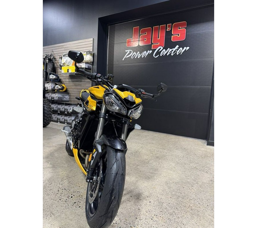 2025 Triumph Street Triple 765 RS Cosmic Yellow