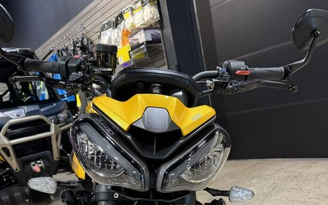2025 Triumph Street Triple 765 RS Cosmic Yellow
