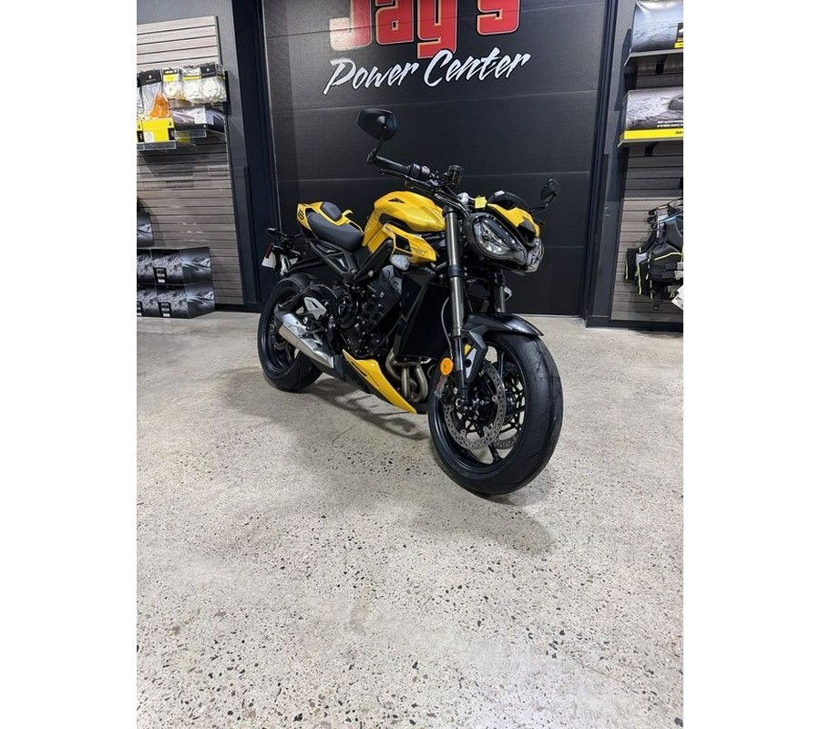 2025 Triumph Street Triple 765 RS Cosmic Yellow
