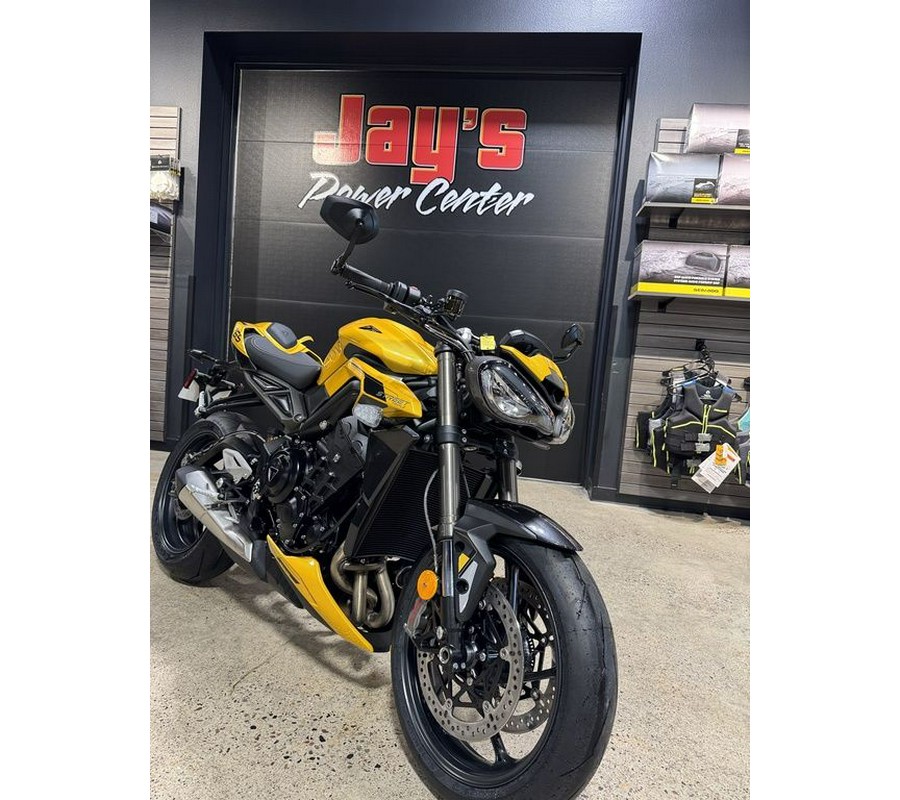 2025 Triumph Street Triple 765 RS Cosmic Yellow