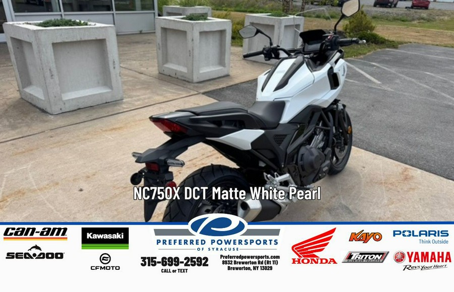 2025 Honda NC750X DCT Matte White Pearl