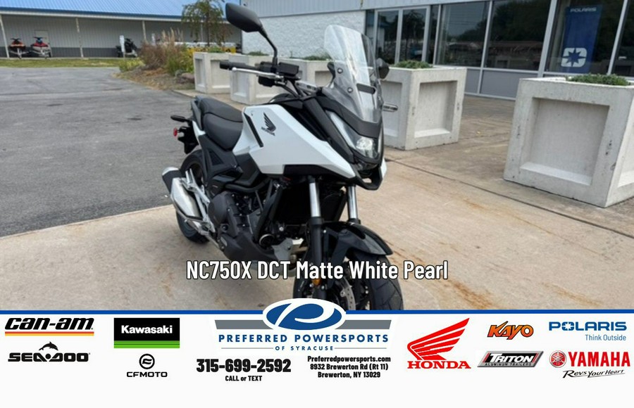 2025 Honda NC750X DCT Matte White Pearl