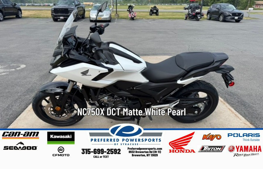 2025 Honda NC750X DCT Matte White Pearl