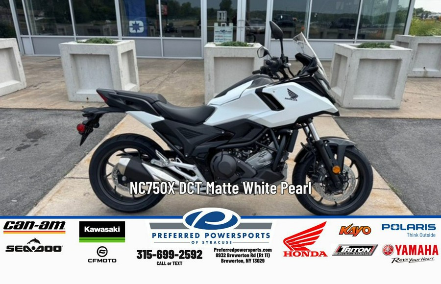 2025 Honda NC750X DCT Matte White Pearl