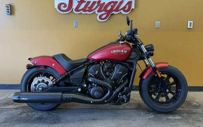 2025 Indian Scout Bobber Limited Sunset Red Smoke