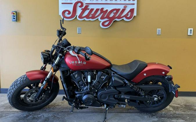 2025 Indian Scout Bobber Limited Sunset Red Smoke