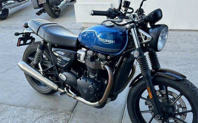 2022 Triumph Street Twin Cobalt Blue