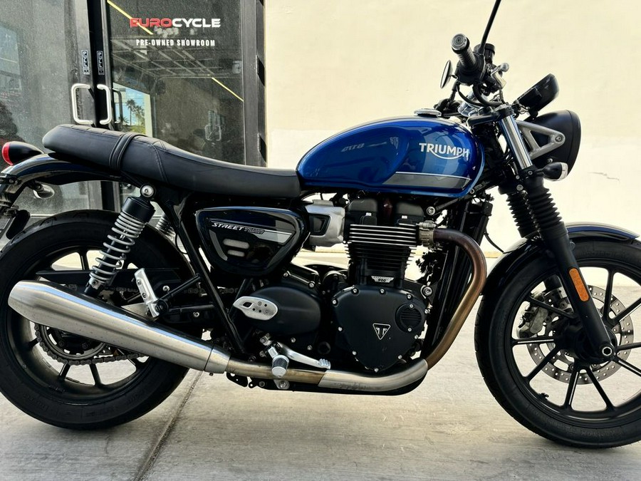 2022 Triumph Street Twin Cobalt Blue