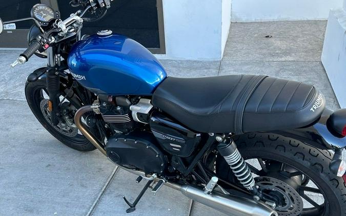 2022 Triumph Street Twin Cobalt Blue