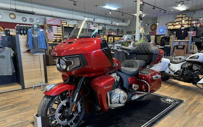 2026 Indian Pursuit Limited 112 w/PowerBand Audio Sunset Red
