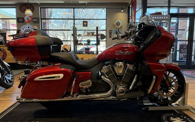 2026 Indian Pursuit Limited 112 w/PowerBand Audio Sunset Red