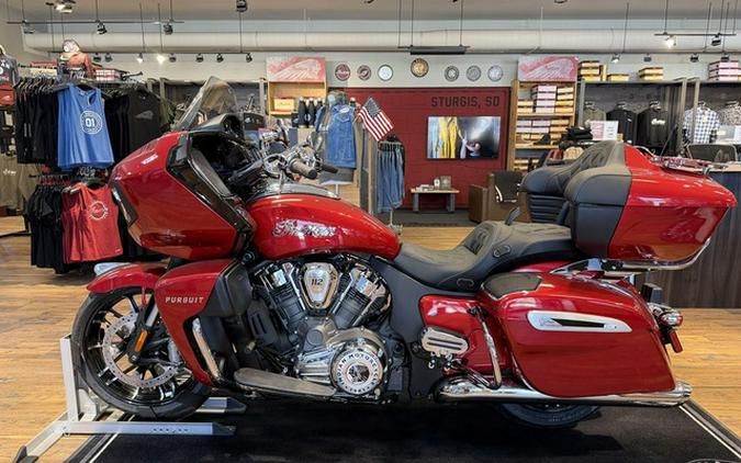 2026 Indian Pursuit Limited 112 w/PowerBand Audio Sunset Red