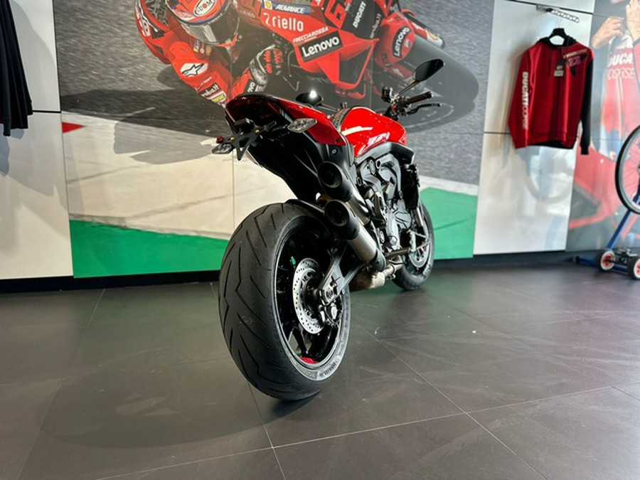 2022 Ducati Monster + Ducati Red