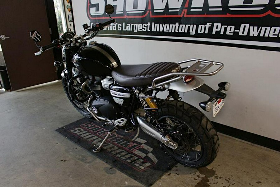 2020 Triumph Scrambler 1200 XC Jet Black/Matte Black