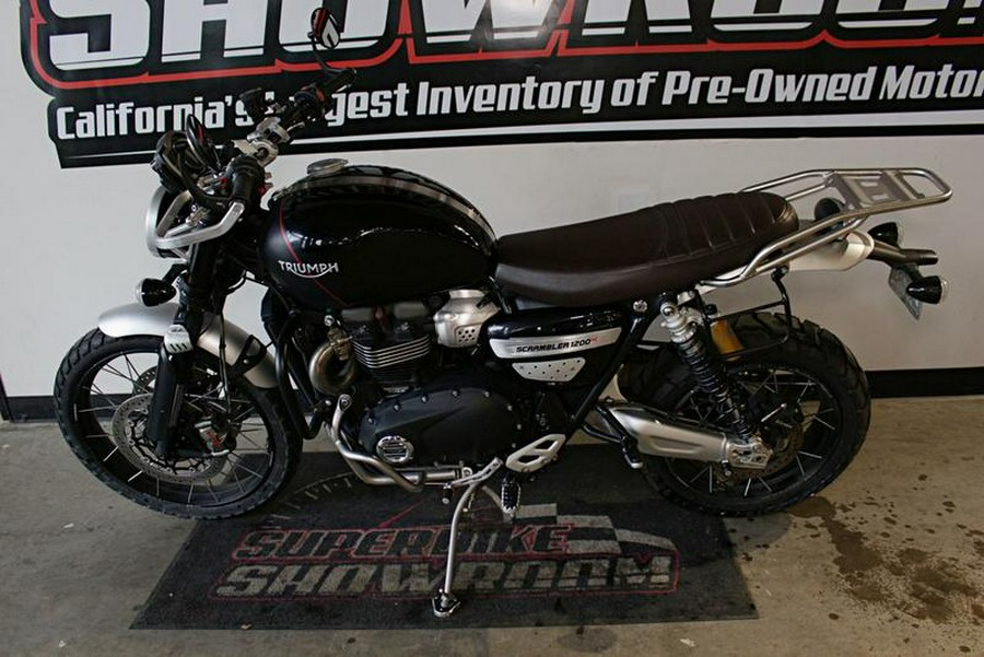 2020 Triumph Scrambler 1200 XC Jet Black/Matte Black