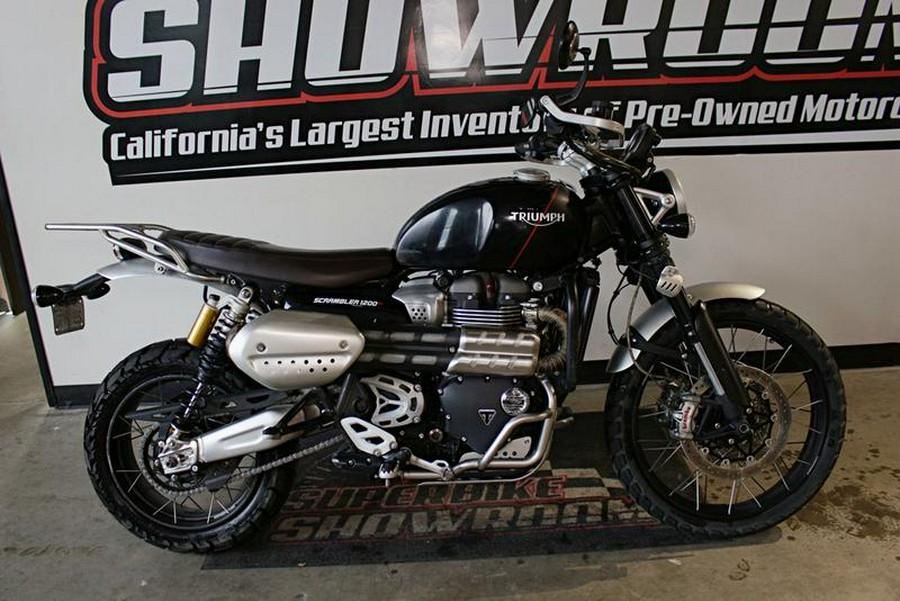 2020 Triumph Scrambler 1200 XC Jet Black/Matte Black