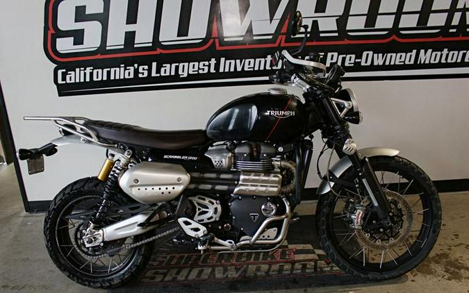 2020 Triumph Scrambler 1200 XC Jet Black/Matte Black