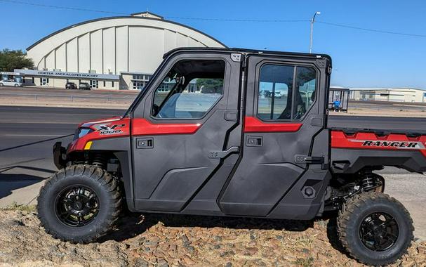 New 2025 POLARIS RANGER CREW XP 1000 NS ED PREM SUNSET RED PREMIUM