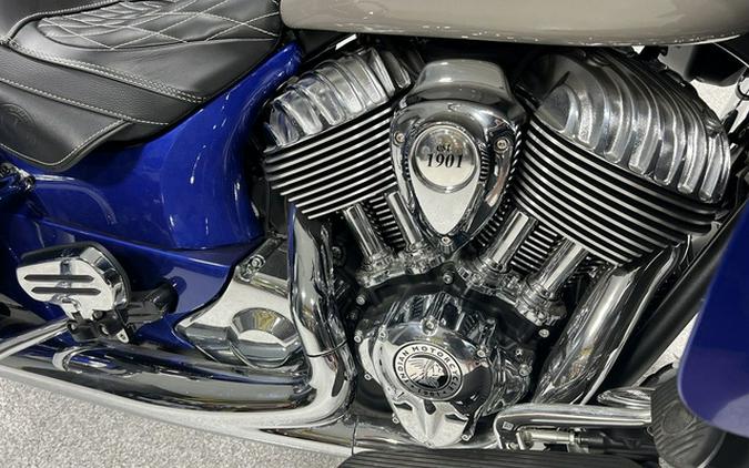 2024 Indian Roadmaster Spirit Blue Metallic/Silver Quartz Met