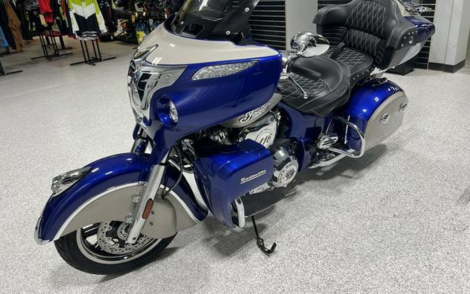 2024 Indian Roadmaster Spirit Blue Metallic/Silver Quartz Met
