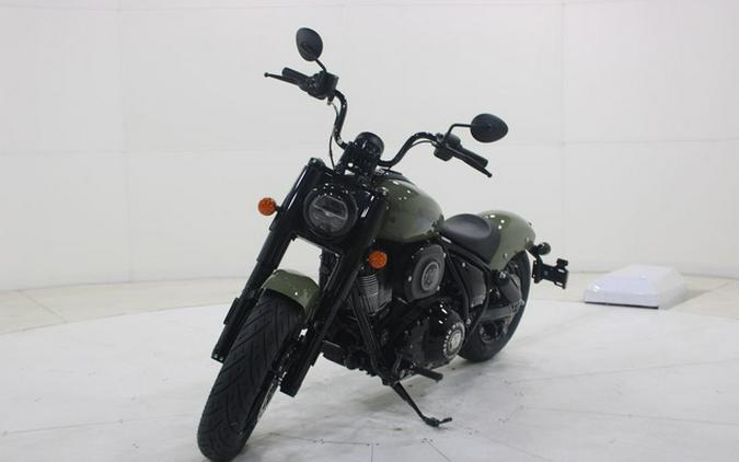 2026 Indian Chief Bobber Dark Horse Moss Green