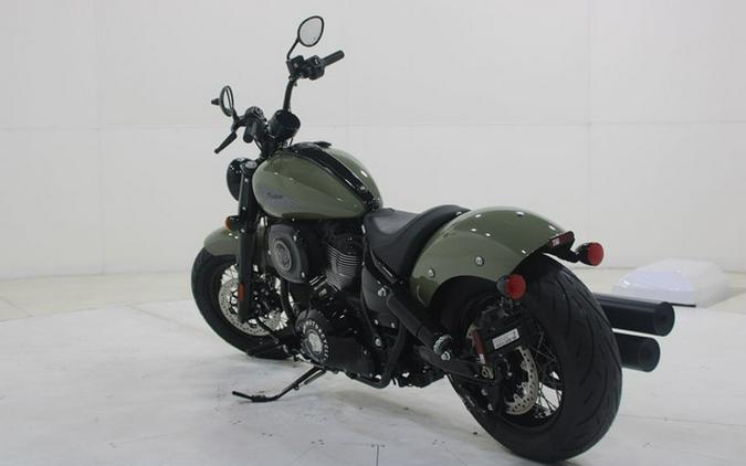 2026 Indian Chief Bobber Dark Horse Moss Green