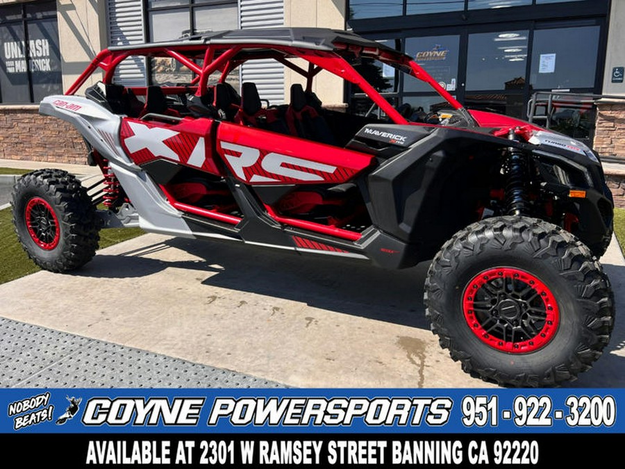 2025 Can-Am® Maverick X3 Max X RS Turbo RR With Smart-Shox Fiery Red & Hyper Silver