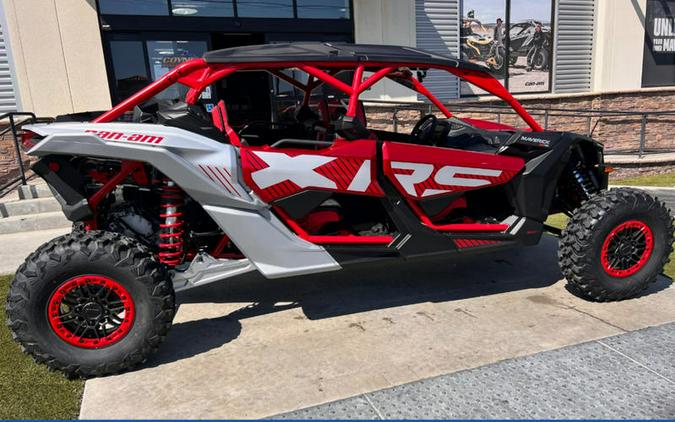 2025 Can-Am® Maverick X3 Max X RS Turbo RR With Smart-Shox Fiery Red & Hyper Silver