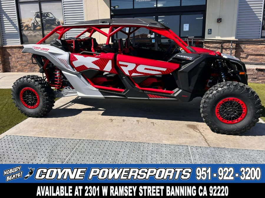 2025 Can-Am® Maverick X3 Max X RS Turbo RR With Smart-Shox Fiery Red & Hyper Silver