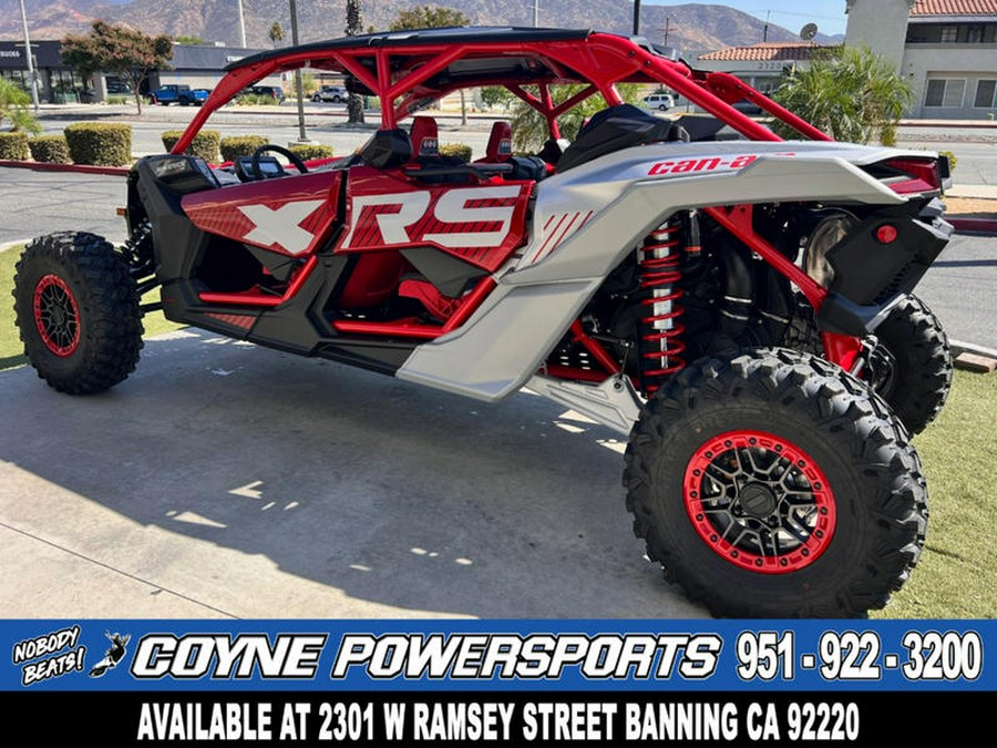 2025 Can-Am® Maverick X3 Max X RS Turbo RR With Smart-Shox Fiery Red & Hyper Silver