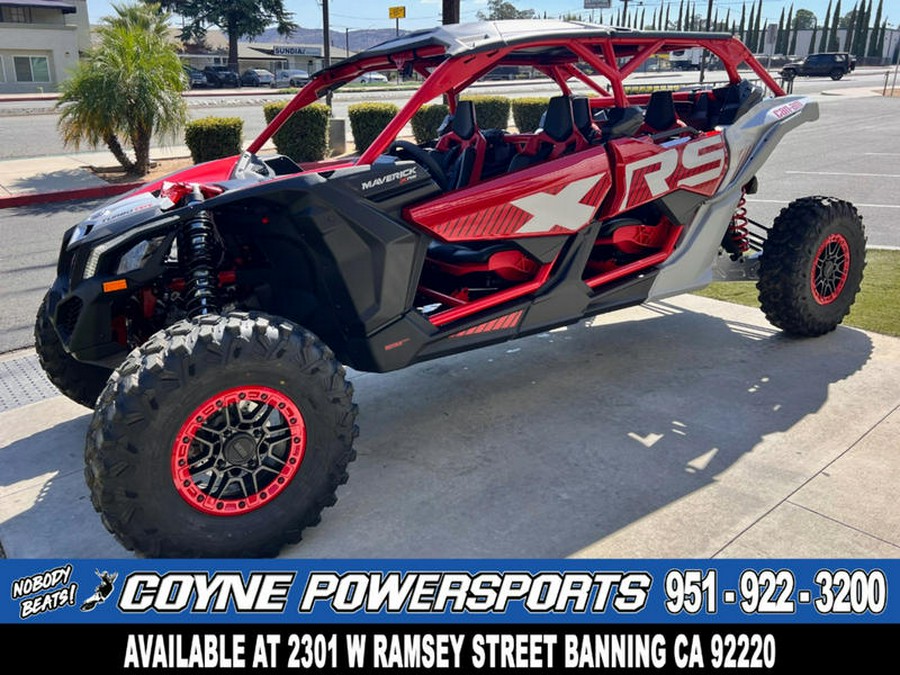 2025 Can-Am® Maverick X3 Max X RS Turbo RR With Smart-Shox Fiery Red & Hyper Silver