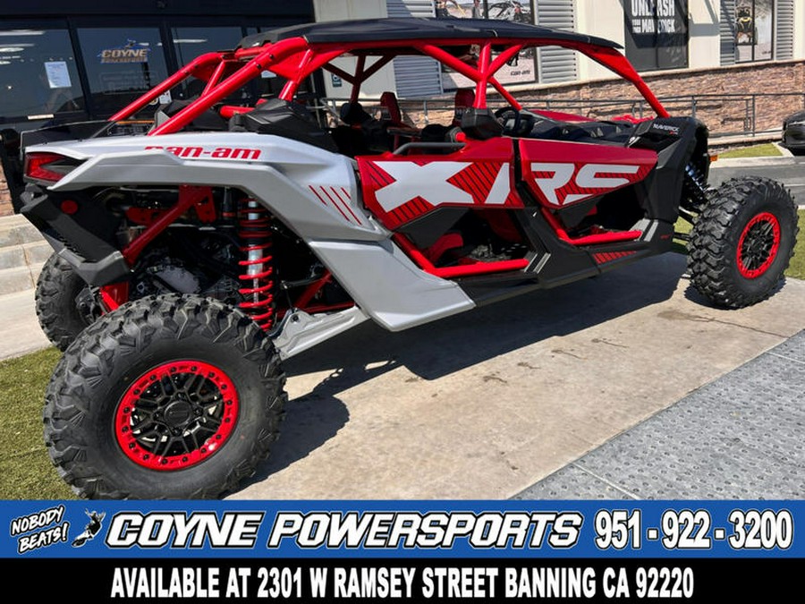 2025 Can-Am® Maverick X3 Max X RS Turbo RR With Smart-Shox Fiery Red & Hyper Silver