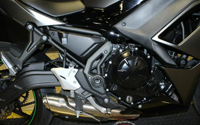 2024 Kawasaki Ninja 650 Metallic Matte Dark GrayMetallic Spark