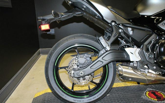 2024 Kawasaki Ninja 650 Metallic Matte Dark GrayMetallic Spark