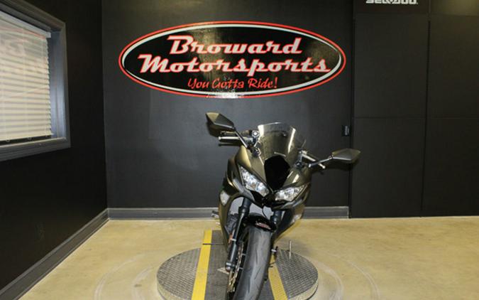 2024 Kawasaki Ninja 650 Metallic Matte Dark GrayMetallic Spark