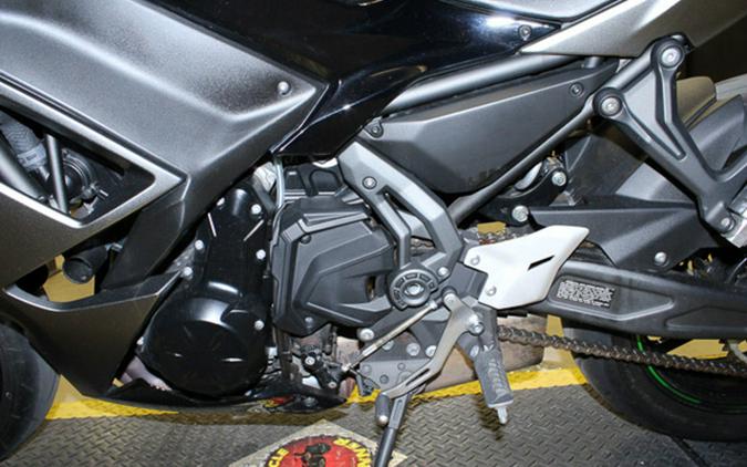 2024 Kawasaki Ninja 650 Metallic Matte Dark GrayMetallic Spark