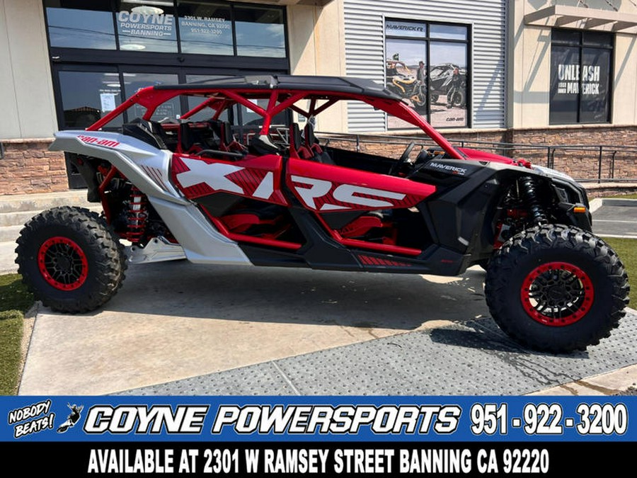 2025 Can-Am® Maverick X3 Max X RS Turbo RR With Smart-Shox Fiery Red & Hyper Silver