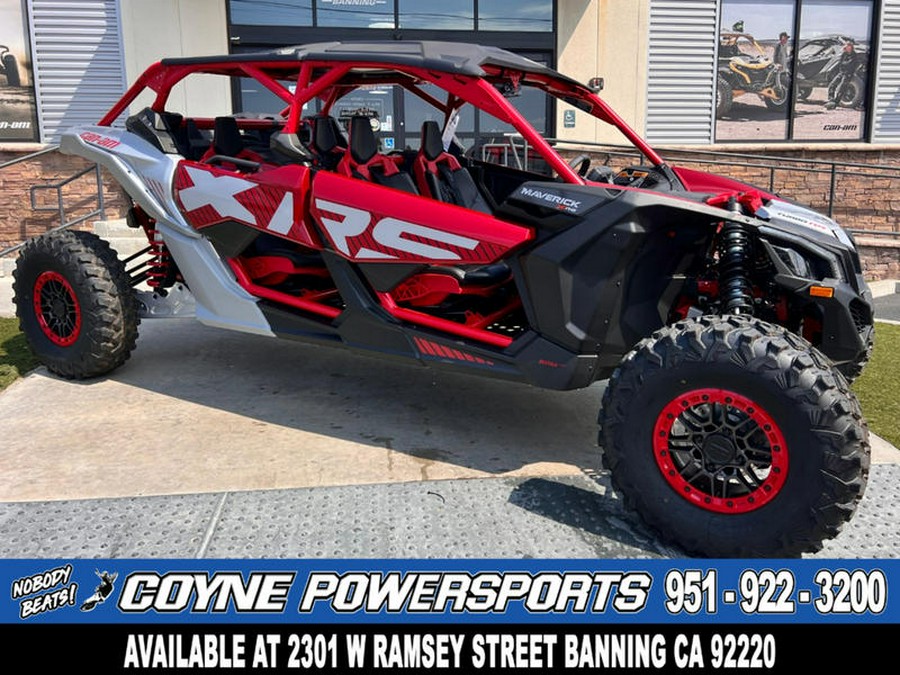 2025 Can-Am® Maverick X3 Max X RS Turbo RR With Smart-Shox Fiery Red & Hyper Silver