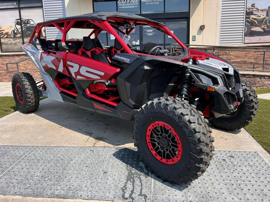 2025 Can-Am® Maverick X3 Max X RS Turbo RR With Smart-Shox Fiery Red & Hyper Silver