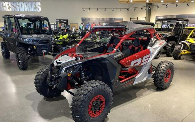 2024 Can-Am® Maverick X3 X rs Turbo RR with Smart-Shox Fiery Red & Hyper Silver