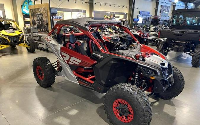 2024 Can-Am® Maverick X3 X rs Turbo RR with Smart-Shox Fiery Red & Hyper Silver