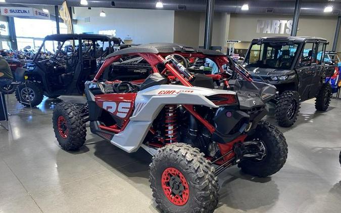 2024 Can-Am® Maverick X3 X rs Turbo RR with Smart-Shox Fiery Red & Hyper Silver